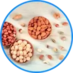 Biotin seeds in a bowl