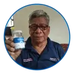 Darie - an advocate user of glucostrol smiling at the camera