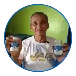 Jun - an advocate user of glucostrol smiling at the camera