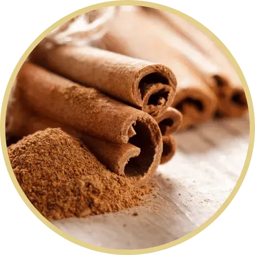 Cinnamon sticks in a a bowl